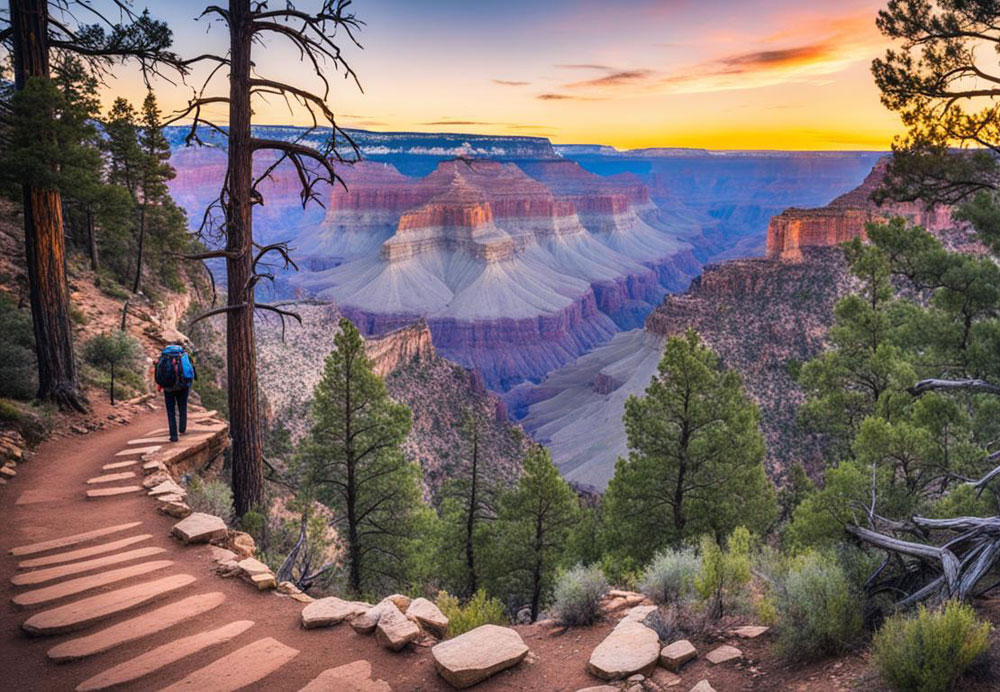 Serene Trails at Grand Canyon North Rim