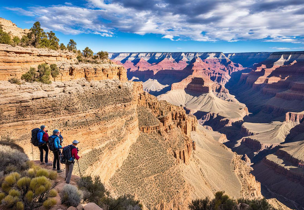 Grand Canyon hiking on Bright Angel Trail