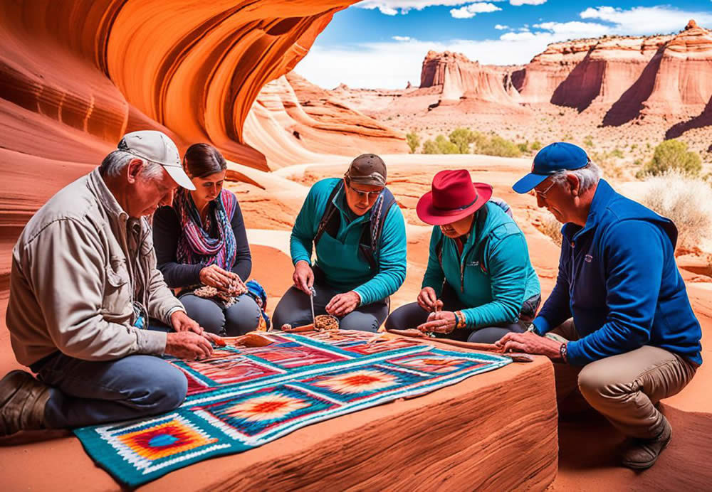 Navajo guided tours showcase traditional craftsmanship